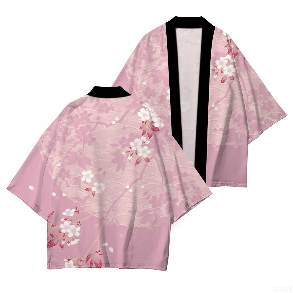 日本の伝統的なドレス日本の着物桜プリントカジュアル快適高品質 - Embroidery Online のレビューと価格